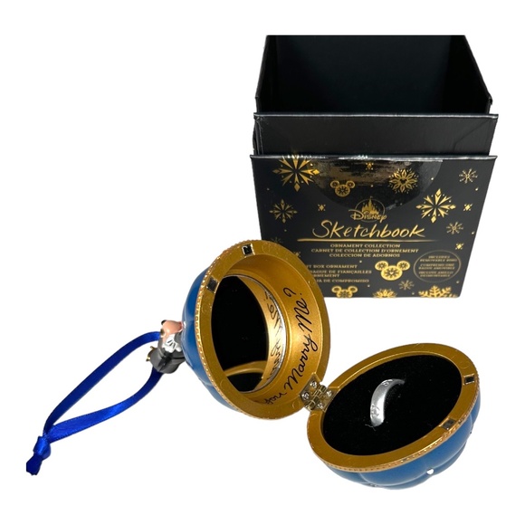 2022 Disney Parks Sketchbook Mickey Mouse Engagement Ring Holder Ornament - Picture 3 of 3